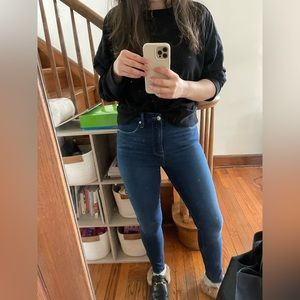 Good American Good Waist Super Stretch Skinny Jeans